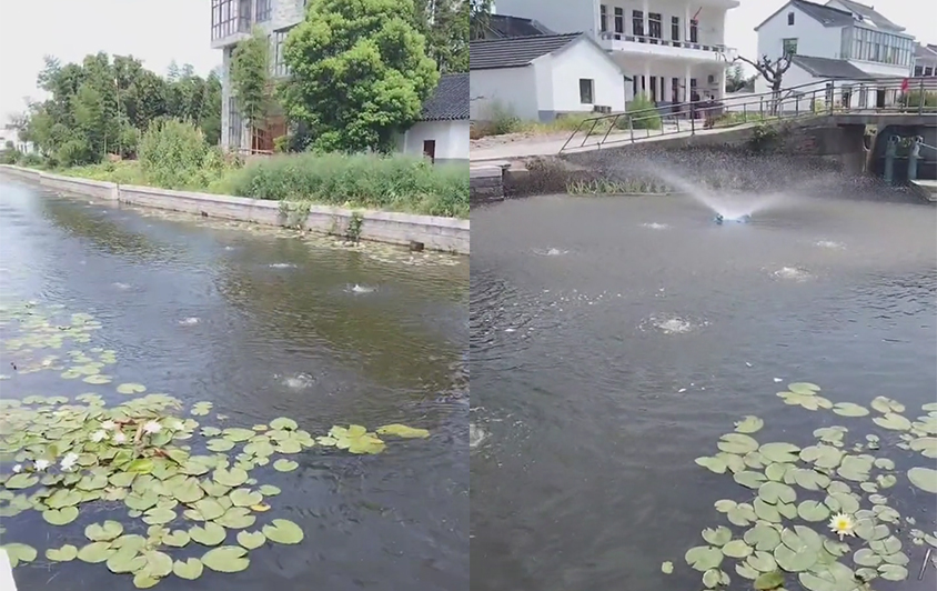 太阳能喷泉曝气机